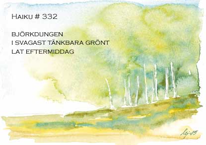 Haiku-vykort