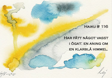 Haiku-vykort