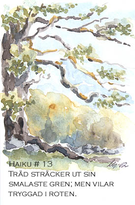Haiku-vykort